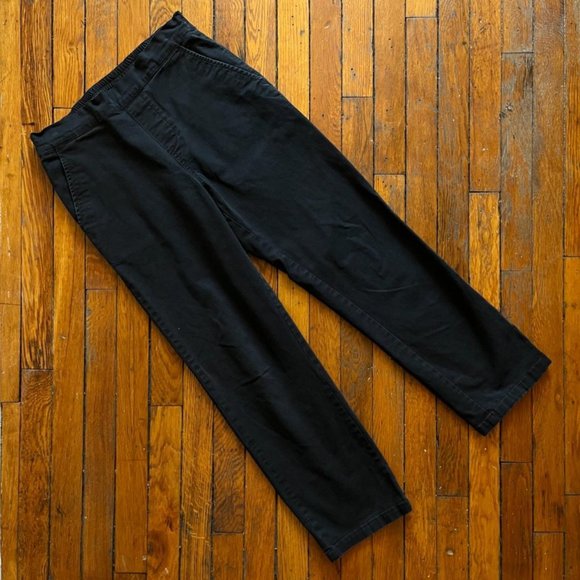 Stussy Men's Black Elastic Back Waist‎ Straight Slim Leg Chino Pants - Picture 1 of 6